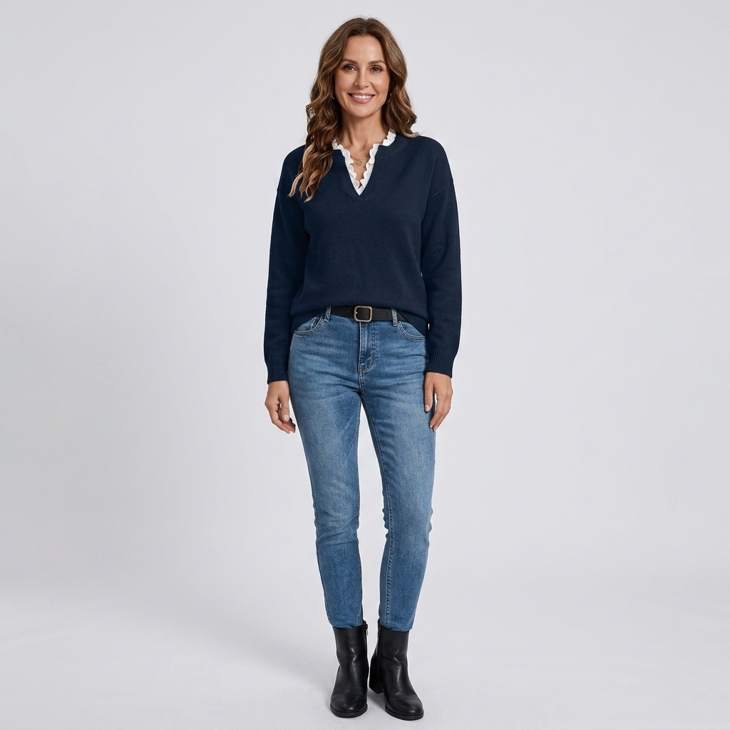 Claire | Lace Detail Jumper