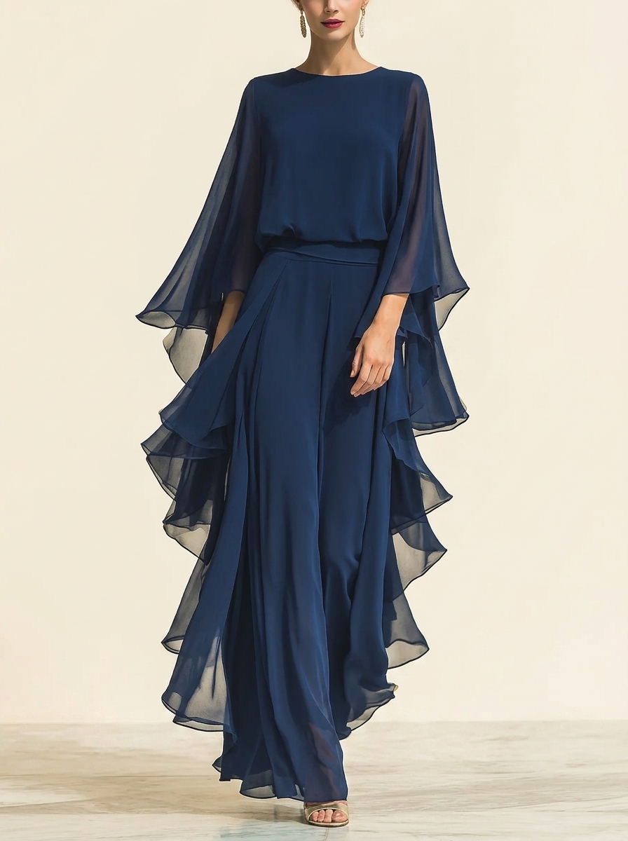 Michaela™ Elegant Set | Maxi Dress
