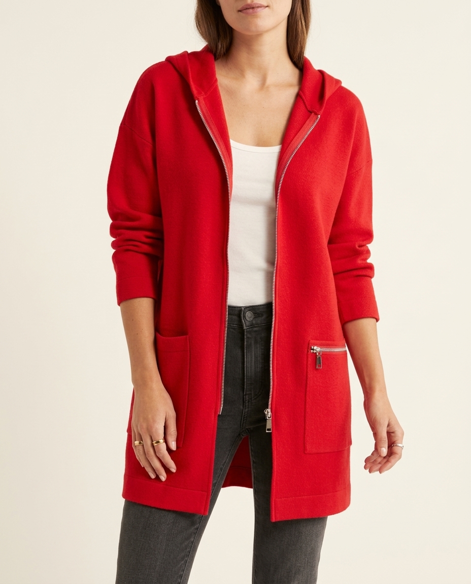 Arlene™ | Long Sleeve Cardigan | Hooded Cardigan