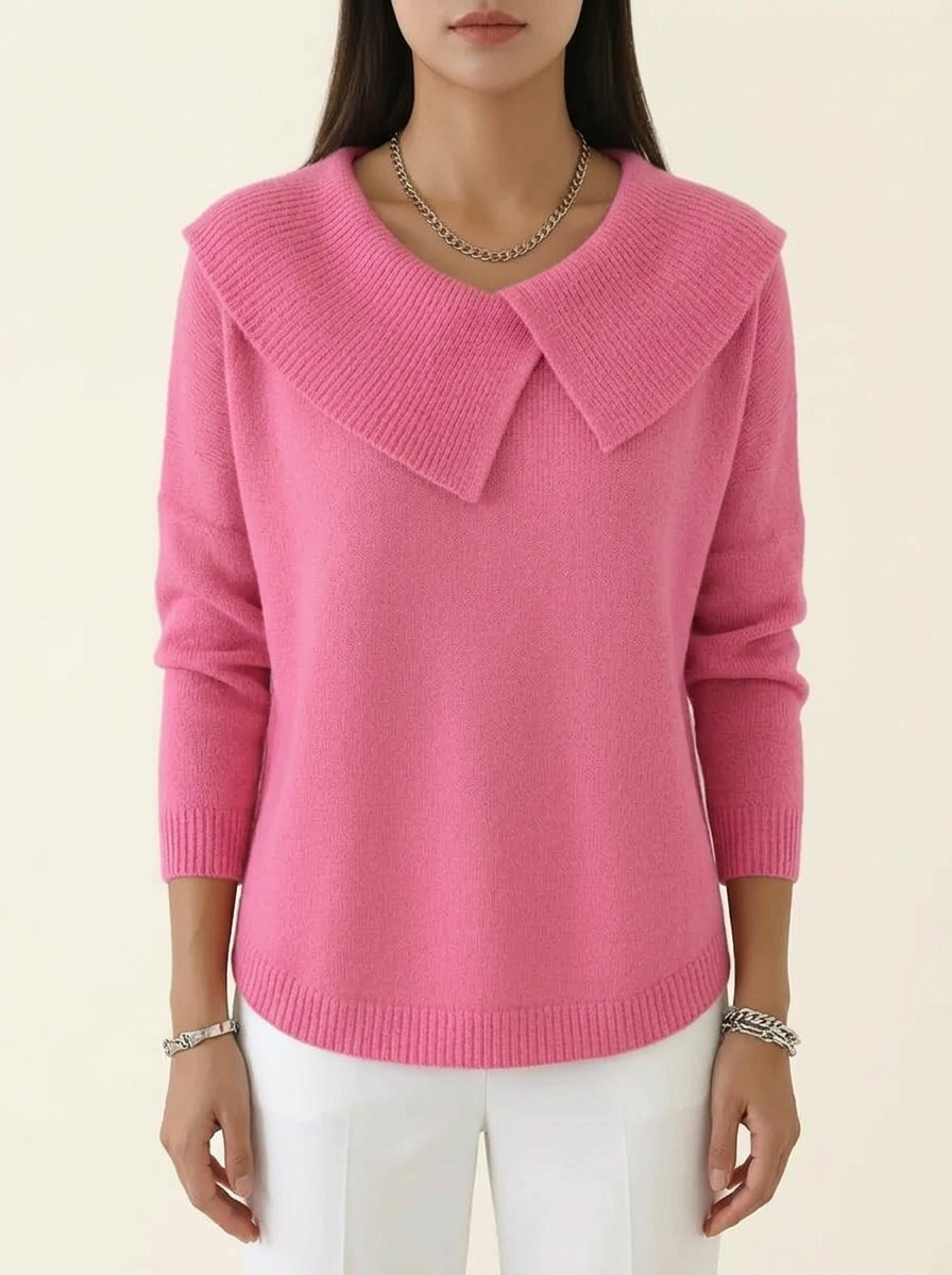 Shelby™ | Ribbed Collar Sweater | Ribbed Collar Sweater