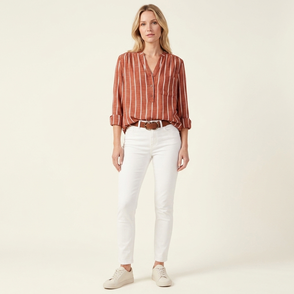 Candice | Striped Casual Blouse | Striped Blouse