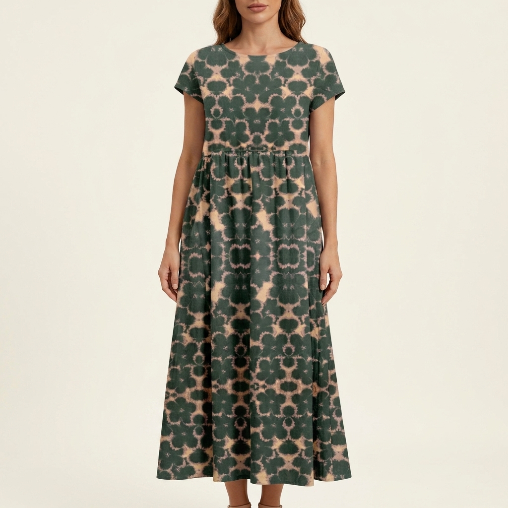 FLORENE™ - Breezy Floral Midi Dress | Floral Midi Dress