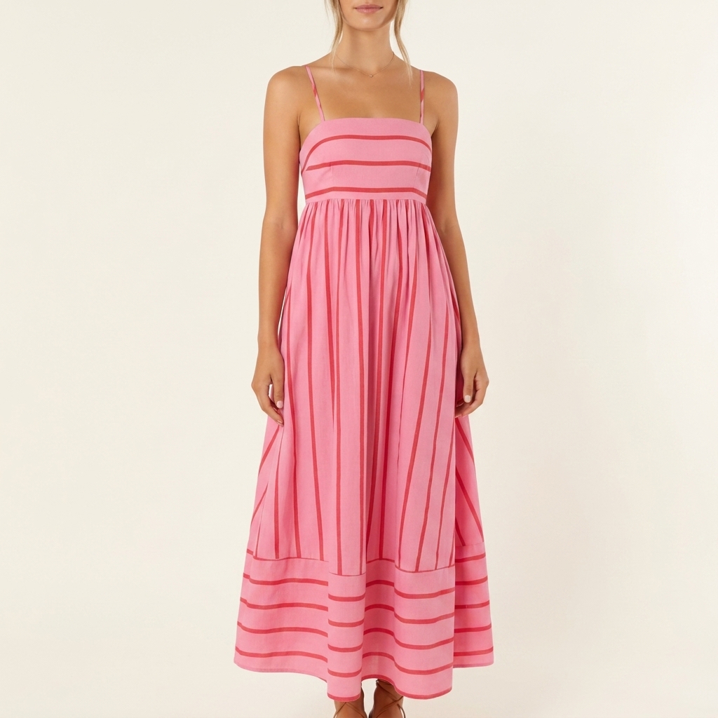 TAYLA™ – Casual Striped Cami Maxi Dress | Cami Maxi Dress