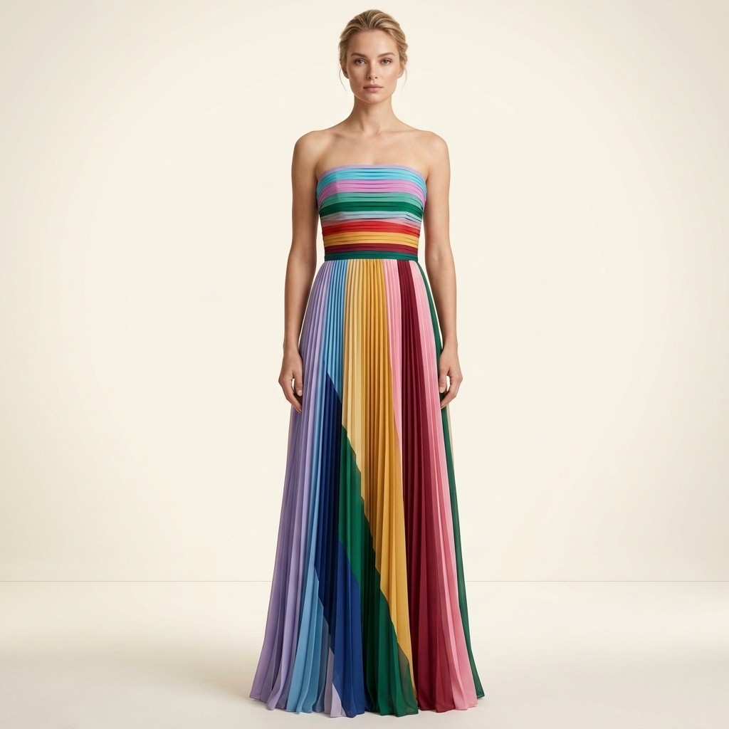 MARIGOLD™ – Bold & Classy Strapless Dress | Strapless Maxi Dress